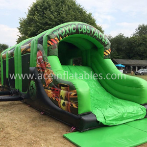 Personnalisé toxique thème Gonflable Maison <span class=keywords><strong>De</strong></span> Rebond toxiques <span class=keywords><strong>château</strong></span> avec bannière Pour Les Enfants - Product Image 5