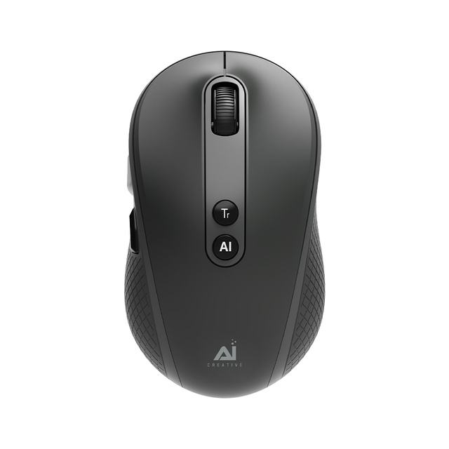 KY-M730 AI Wireless Mouse for PC Laptop Bluetooth Mouse with AI Assistants Voice Typing 5-Speed DPI Adjustable for Office