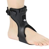 Orthèse de cheville FSPG pour pied tombant avec coussin d'air gonflable confortable pour hémiplégie, AVC et marche