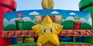 Parcours d'obstacles gonflable sur le thème de <span class=keywords><strong>Mario</strong></span> avec toboggan, jouets gonflables commerciaux pour enfants - Product Image 3