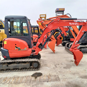 Excavadora <span class=keywords><strong>de</strong></span> cadenas usada KUBOTA U35-4 <span class=keywords><strong>de</strong></span> 3.5 toneladas con motor Kubota, certificación EPA y CE, excavadora <span class=keywords><strong>de</strong></span> <span class=keywords><strong>segunda</strong></span> <span class=keywords><strong>mano</strong></span> con brazo giratorio y giro <span class=keywords><strong>de</strong></span> cola cero - Product Image 2