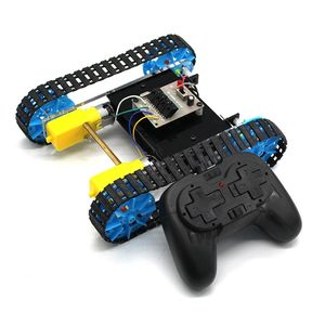 OKYN-G6129 DIY Remote Control Tank <b>Car</b> Kit STEM Educational <b>Toy</b> for Kids and Adults Plastic Assembly <b>Model</b> - Product Image 2