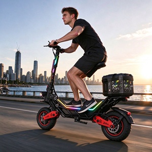 Scooter Eléctrico para Adultos con Doble Motor de 3000w, Neumáticos de 12 Pulgadas, Scooter Eléctrico Urbano con Asiento - Product Image 1