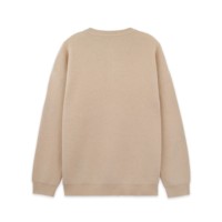 AiNear Vente en gros Logo personnalisé Design Oem & Odm Col rond côtelé à manches longues pour hommes Pulls en laine tricotés unis
