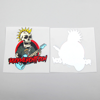 Conceptions personnalisées Autocollants de presse à chaud Dtf à repasser sur film transparent Lavable Plastisol Dtf Transher Patch pour T-Shirt Hoodies