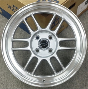 Jantes en alliage d'aluminium léger forgé par flux, 15, 16, 17 pouces, 4x100, 4x114.3 <span class=keywords><strong>pour</strong></span> Civic, Golf, Corolla, Nissan, Mazda - Product Image 1