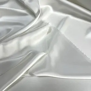 Double Satin Weave 100% Silk Shiny And Soft On Both Sides 36mm Silk Satin 2 Sided Mulberry Silk Fabric For Wedding Dress