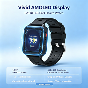 Orologio Intelligente 4G L26 Impermeabile IP67 per Risposta alle Emergenze, Localizzatore <span class=keywords><strong>di</strong></span> Sicurezza in Tempo Reale, Allarme Sanitario per Anziani - Product Image 4