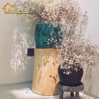 Tables basses rondes modernes pour salon, table d'appoint en bois, tabouret d'angle de canapé, table d'appoint