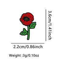 Großhandel Metall-Cartoon-Pins Niedliche Rote Blumen-Brosche Süße Emaille-Blumen-Anstecknadel Kreative Personalisierte Kleidungs-Brosche Abzeichen Accessoire