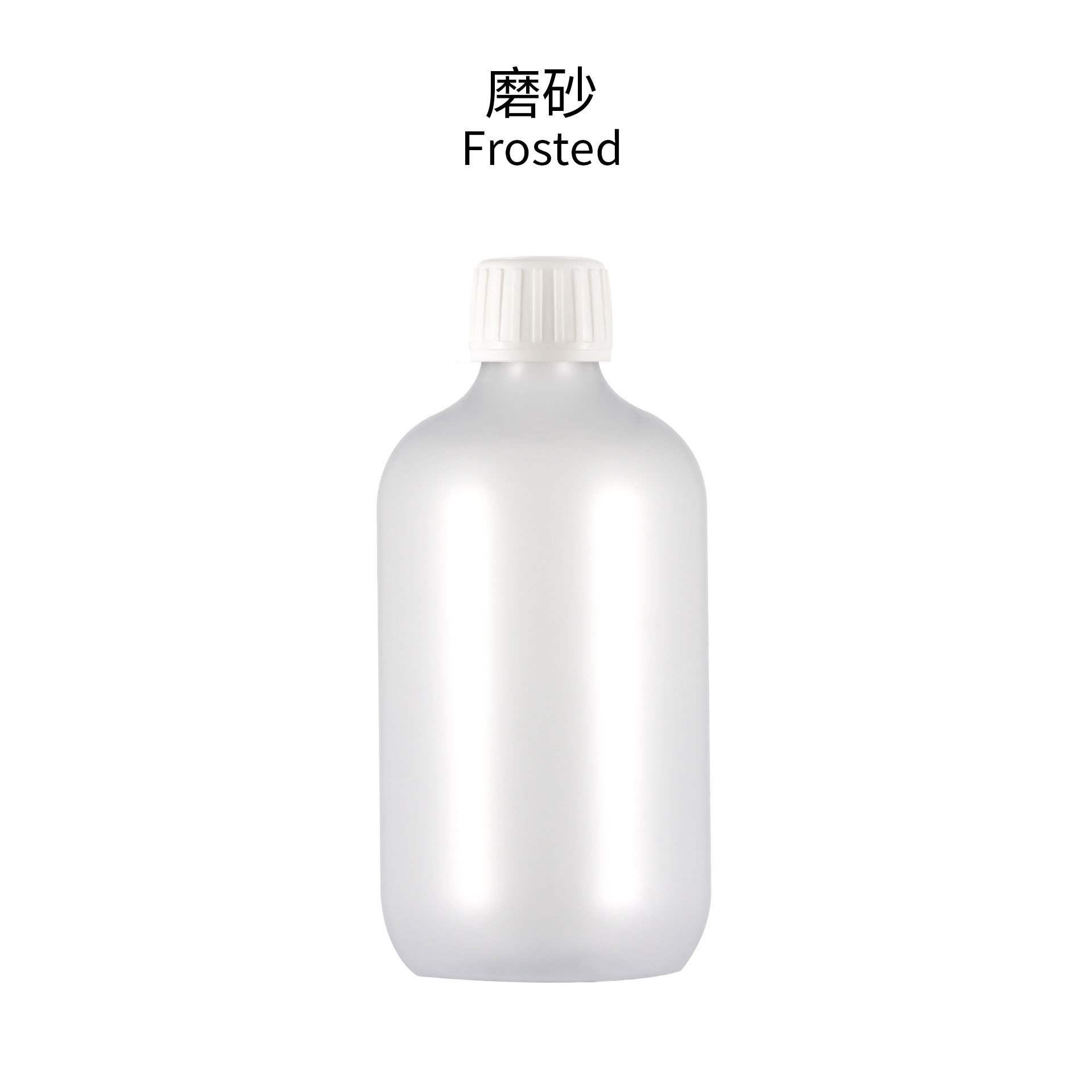 ขวดใสผิวด้าน ฝาไฮโดรซอลสีขาว