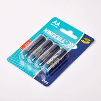 Pile alcaline KINGCELL Ultra+ AA LR6 1,5V, stockage 10 ans, certifiée ISO 9001 ISO 14001 CE, approvisionnement en vrac OEM pour l'électronique