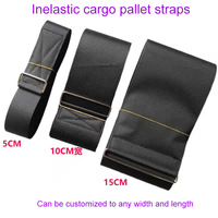 Sangle de palette auto-adhésive robuste bande de ceinture d'arrimage de cargaison double face pour emballer bande de palette de boucle de crochet de reliure