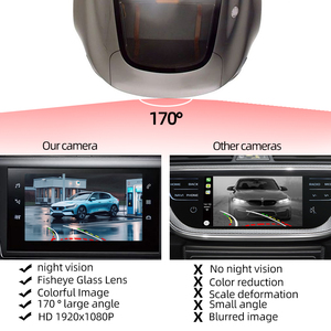 Telecamera universale per auto hd 720p/ccd ahd coreana ip69waterproof 170 grado fish eye notte visiondynamic telecamera posteriore per auto - Product Image 6