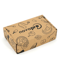 Caja de Cartón Corrugado Personalizada para Envíos, Impresión a una Cara, para Comercio Electrónico, Envíos, Venta Minorista y Embalaje de Regalos