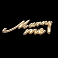 Enseigne Néon LED Personnalisée Marry Me Enseigne Néon Pour Mariage Anniversaire Saint Valentin