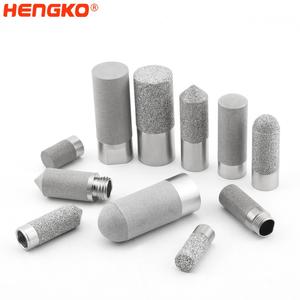 焼結ステンレス鋼フィルターシェル保護カバー温度および湿度センサーピーブハウジング - Product Image 1