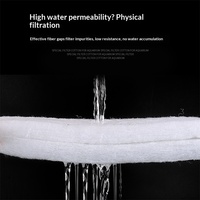Coton Biochimique Écologique Rond 500 ml pour Filtre d'Aquarium, Accessoire Idéal pour la Purification de l'Eau dans les Salons