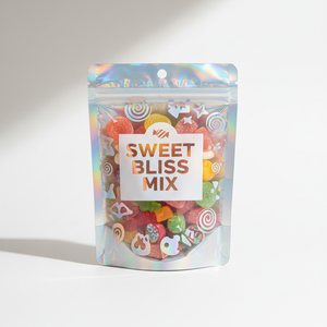 Sachet Doypack 12oz à Fermeture Ziplock, <span class=keywords><strong>Film</strong></span> Métallisé, Haute Barrière, Non Toxique, pour Jus de Fruits Naturels et Bonbons aux Fruits Tropicaux - Product Image 1