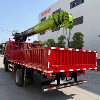 Camion grue de traitement des déchets pour la levée d'équipements d'assainissement, l'installation d'installations de traitement des déchets et les projets environnementaux