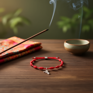 Pulsera de siete nudos Angelina, cuerda roja, amuleto de cruz dorada, protección religiosa, joyería de moda, regalo unisex - Product Image 5