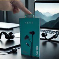 Prêt à expédier Tendance Type C Écouteurs Smartphone Accessoires Filaire Musique Écouteurs et Casque Conception Unique d'Écouteurs Bizarres