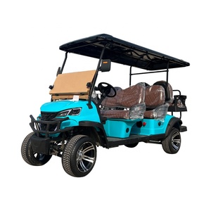Weliftrich Smart Lithium Battery Golf Car EW2048K 4 Seats Golf <b>Cart</b> Smart Golf <b>Cart</b> <b>Foldable</b> Shield Cheap Golf <b>Cart</b> for Sale 4+2 - Product Image 2