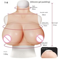Prótesis de Senos de Silicona Realistas, Adhesivos de Senos Falsos para Travestis, Transgénero, Drag Queens, Cosplay, Prótesis Mamarias