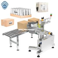 Machine d'étiquetage automatique en ligne pour boîtes en carton |   Fabricant OEM depuis 23 ans avec service personnalisé - SKILT