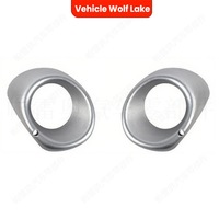 Bezel de phare antibrouillard argenté pour pare-chocs avant, pour Mitsubishi Outlander 2013 2014 2015