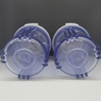 Boîtier de filtre à pince extérieure transparent de 5 "pour purificateur d'eau-pièces de rechange de bouteille de filtre transparent pour système d'osmose inverse