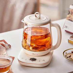 Hervidor de agua Little Bear Glass Health de 1.5L con temperatura constante para preparar té, para uso en el hogar y la oficina. - Product Image 1