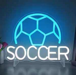 Atmósfera de la Liga de Campeones: Iluminación de Neón de Élite para Fiestas de Partidos de Fútbol - Product Image 4