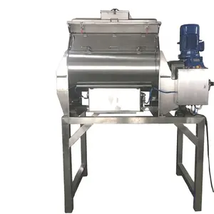 Horizontal Dough Mixer Fertilizer Mixer Double Shaft Paddle Mixer