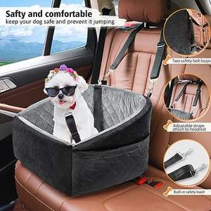 Abnehmbarer wasch barer Hunde verstärkers itz Kleiner Hund Autos itz Reise bett Aufbewahrung tasche Sicherheits gurt für Haustiere <span class=keywords><strong>30</strong></span> Pfund Hunde bett - Product Image 2