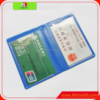 Pochette personnalisée bon marché PVC crédit Visa porte-cartes Vente en gros Vinyle Carte de visite Organisateur pour la promotion