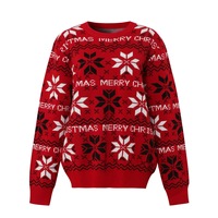 Nouveau Pull Jacquard Noël 2026 Tendance Mode Pull Tricoté pour Homme