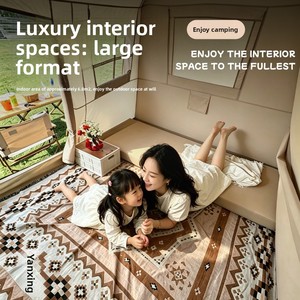 <span class=keywords><strong>Tenda</strong></span> <span class=keywords><strong>da</strong></span> <span class=keywords><strong>Campeggio</strong></span> Oxford Monocamera a Quattro Stagioni, Doppio Strato, Impermeabile, Apertura Rapida Automatica, con Tetto e <span class=keywords><strong>Tenda</strong></span> a Baldacchino Integrati - Product Image 4