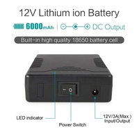 Talentcell şarj edilebilir Portable12V DC 6000mAh Li-Ion pil paketi ile şarj