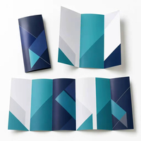 Brochure, catalogue et dépliant en carton pliables, personnalisés, imprimés en offset couleur, pour le marketing de marque en gros et les expositions