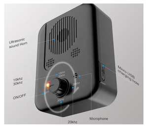 جهاز مقاوم للنباح مقاوم للماء, جهاز يستخدم الموجات فوق الصوتية لمنع نباح الكلاب أثناء التدريب - Product Image 3