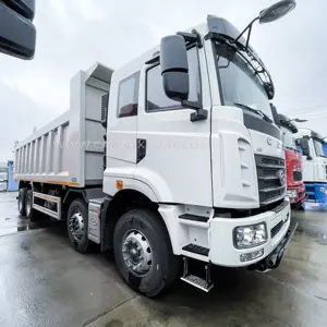 Truk sampah dump truck merek Tiongkok, truk beban Super otomatis beban 25t H7 6x4
