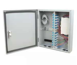 Boîtier de distribution de fibres optiques à 12 cœurs en acier galvanisé/acier inoxydable pour câble optique, utilisation intérieure/extérieure -30~+60 <span class=keywords><strong>DIMAN</strong></span> - Product Image 1