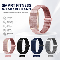 Pulsera Inteligente de Salud sin Pantalla, Sensor LED de Tres Colores, 20 Días de Duración de la Batería, Múltiples Modos de Ejercicio, Control por Gestos