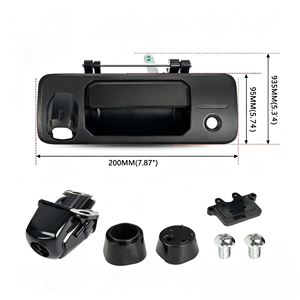 Manija de Puerta Trasera Negra con Orificio para Cámara para Toyota Tundra 2014-2019 y Toyota Tacoma 2016-2020, Repuesto de Manija de Puerta Trasera - Product Image 5