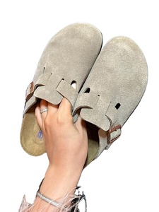 L.M.G.G 2026 Nuevos Zapatos Birkenan de Cuero Genuino para Mujer y Hombre, con Punta Cerrada, Suela Gruesa de Corcho, Goma Espuma EVA y Soporte de Arco - Product Image 1