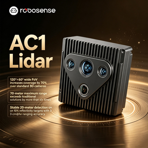 โรโบเซนส์ เอซี1 360 °   เซ็นเซอร์ 3D LiDAR ระยะ 150 เมตร ระดับยานยนต์ สำหรับระบบ ADAS ตรวจจับจุดบอดและการขับขี่อัตโนมัติ - Product Image 1