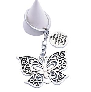 La moda de <span class=keywords><strong>hoy</strong></span> sería un buen día para ser mariposa. Llavero mariposa - Product Image 2