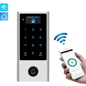 Sistema de control de acceso electrónico a prueba de agua Tuya Smart WiFi con pantalla OLED 2 + IC