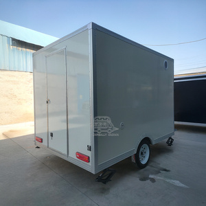 Stainless Steel Beverage Trailer Commercial Burger Food Truck CE Certified Mobile Kitchen - Product Image 1